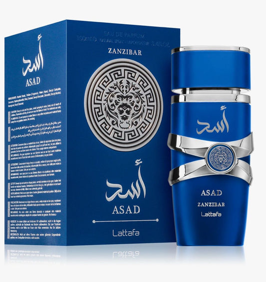 Lattafa Asad Zanzibar Eau de Parfum per uomo, 100 ml